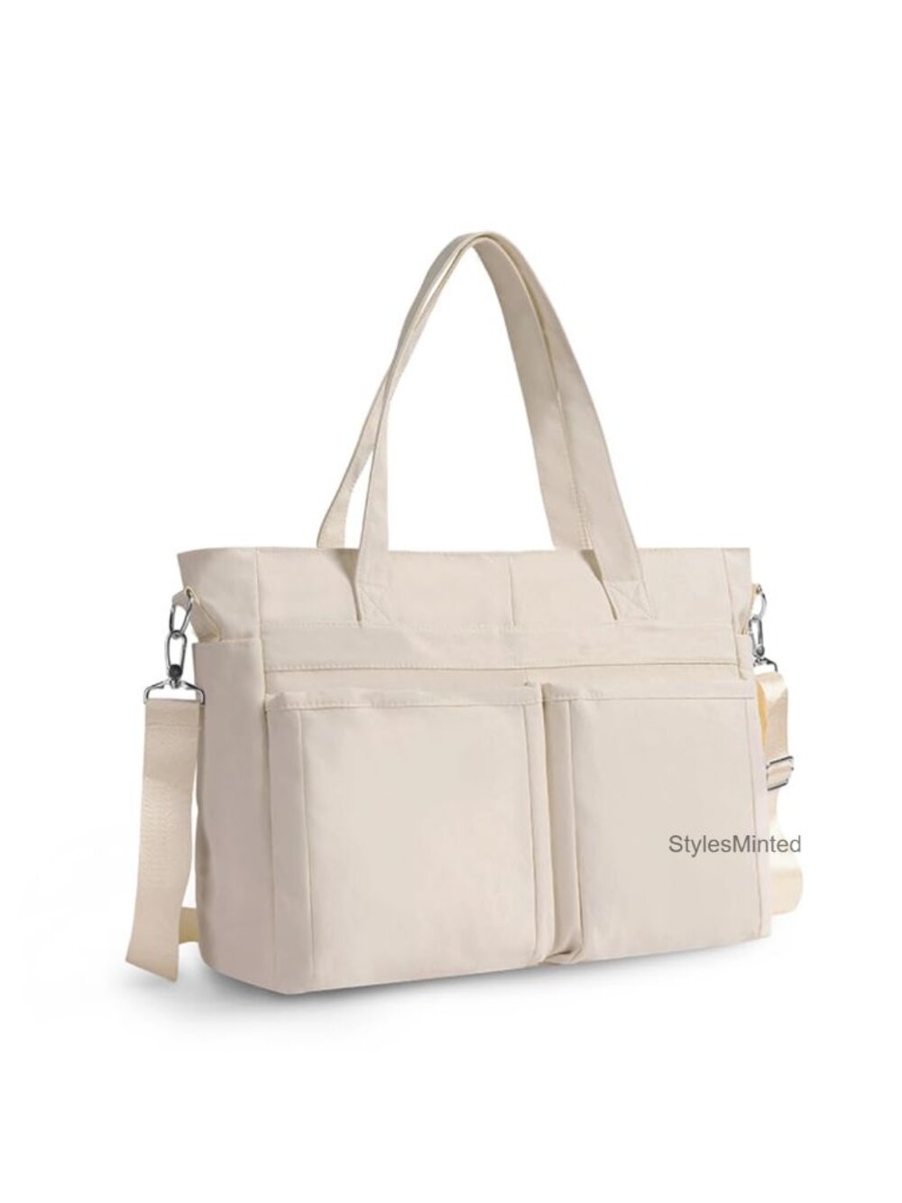 Quilted Puffy Tote Bag Lightweight Taslan Shoulder Crossbody Women Travel Gym
